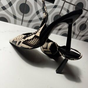 ZARA Snake Print Slingback Heels – Size 40 / US 9–9.5 – Never Worn